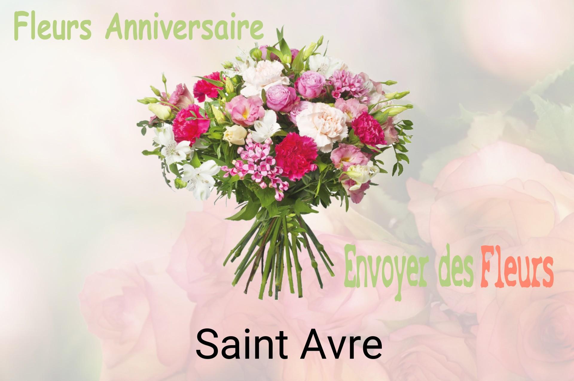 Bouquet de fleurs d’anniversaire livré à Saint-Avre
