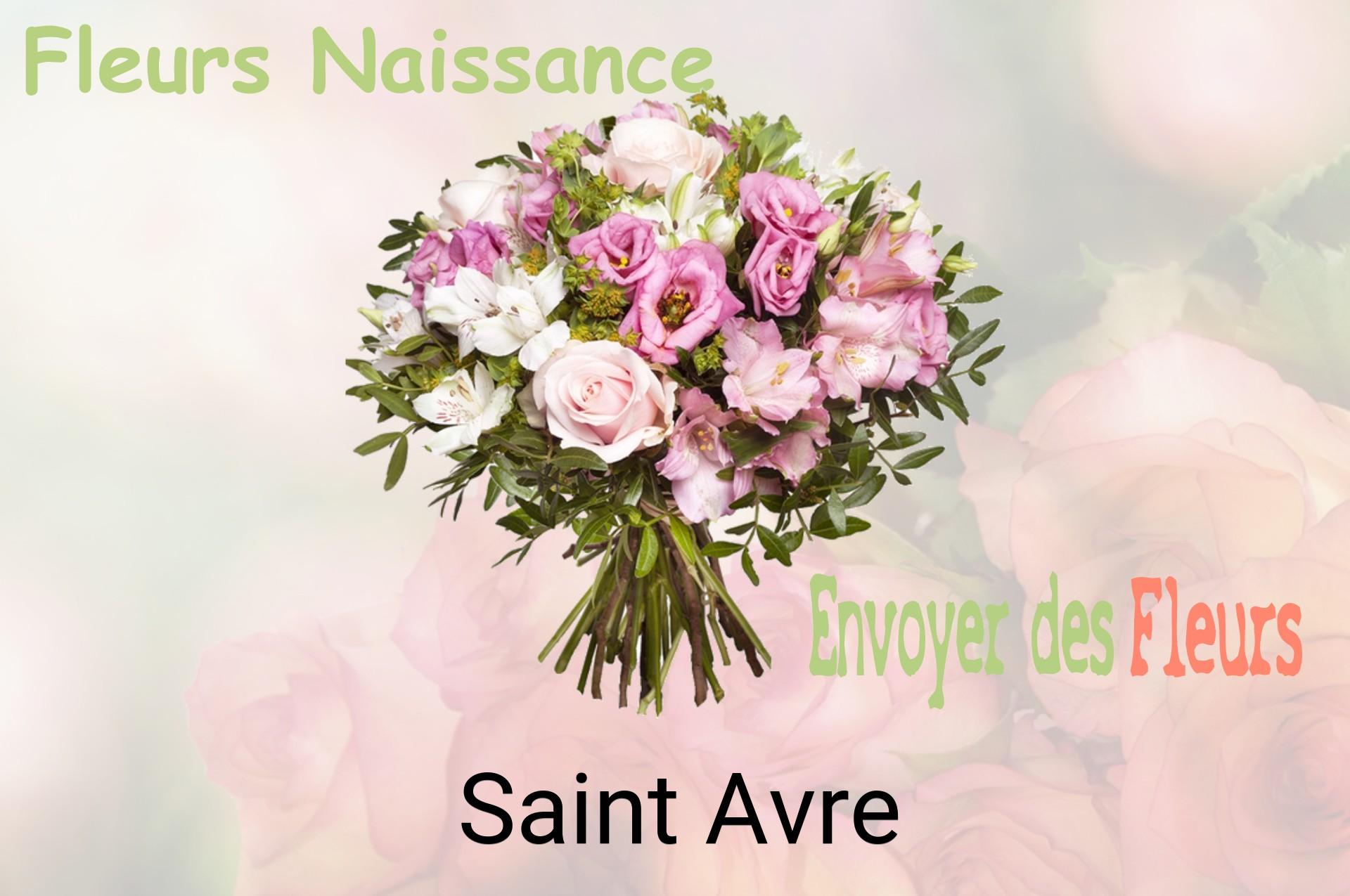 Bouquet de fleurs de naissance livré à Saint-Avre
